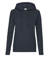 Fruit of the Loom Classic Lady Fit Hooded Sweatshirt Deep Navy