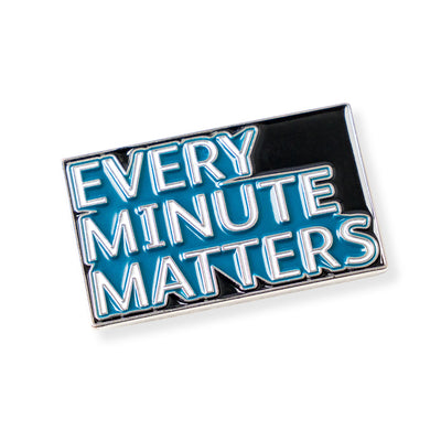 Hard Enamel Pin Badge in Silver - 35mm