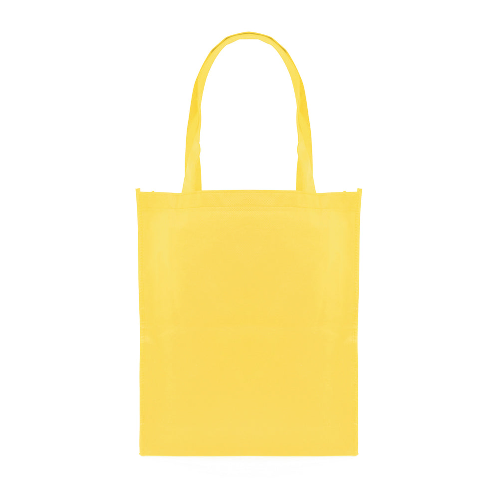 Branded Eco Friendly non woven PP long handled shopper with gusset
