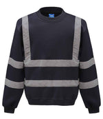 Yoko Hi-Vis Sweatshirt Navy