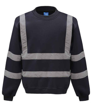 Yoko Hi-Vis Sweatshirt Navy
