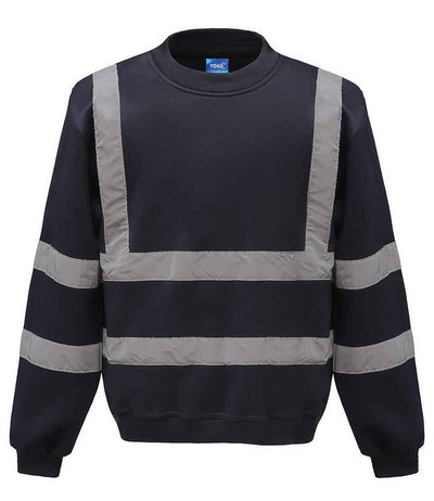 Yoko Hi-Vis Sweatshirt Navy