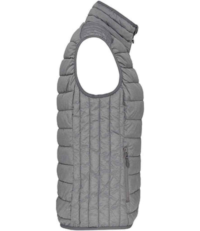 Kariban Ladies Lightweight Padded Bodywarmer Marl Silver