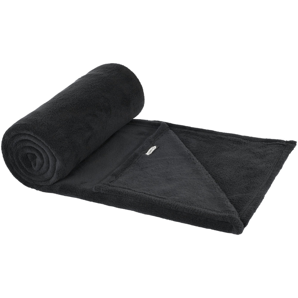 Branded Lily GRS certified RPET coral fleece blanket