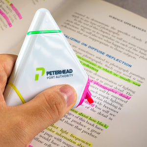 Promotional Triangular Highlighter | Branded Triangle Highlighter Pens