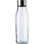 Everest Glass Water Bottle with Stainless Steel Lid - 500ml