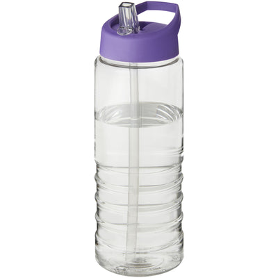 Branded H2O Active® Treble 750 ml spout lid sport bottle