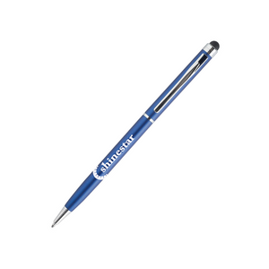 BIC® Sleek Stylus Matt Pen, Blue, Black Ink