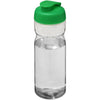 Branded H2O Active® Base 650 ml flip lid sport bottle