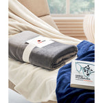 Branded RPET fleece blanket 280 gr/m²