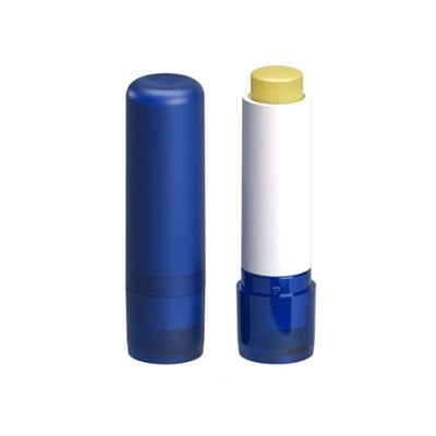 Lip Balm Stick Blue Frosted Container & Cap 4.6g