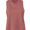 Bella Ladies Racer Back Cropped Tank Top