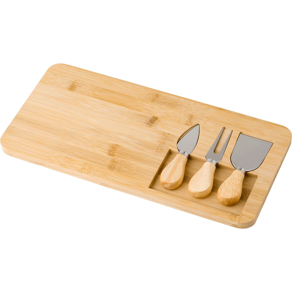 Branded Honeyfields Bamboo cheese board