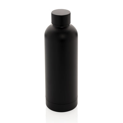 RCS Recycled stainless steel Impact vacuum bottle Black