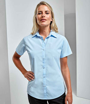 Premier Ladies Supreme Short Sleeve Poplin Shirt