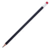 Branded HB PENCIL sharpened with rubber tipped