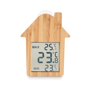 House Shaped Bamboo weather station