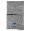 GRS certified recycled felt A5 softcover notebook