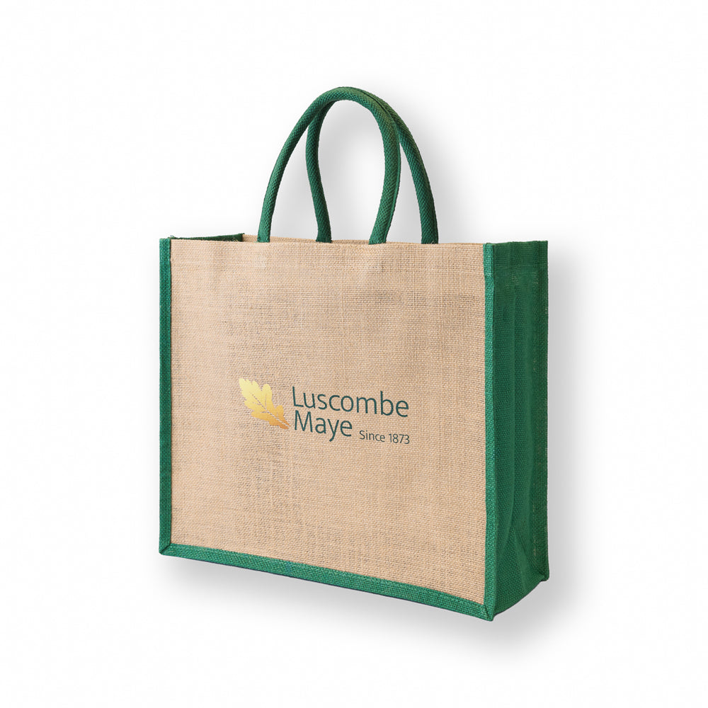 Aura Accented Jute Bag