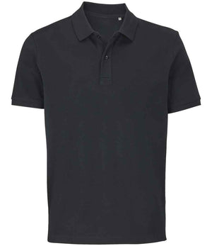 SOL'S Unisex Pegase Piqué Polo Shirt Black