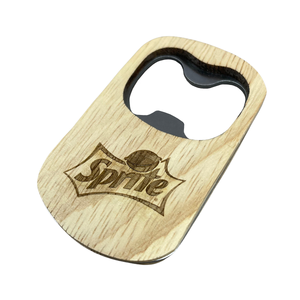 Wooden bottle opener