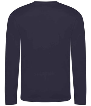 AWDis Cool Long Sleeve Wicking T-Shirt French Navy