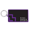 Recycled 80mm Rectangle Keyring