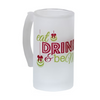 Frosted Glass Beer Stein