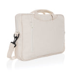 Branded Laluka AWARE™ recycled cotton 15.4 inch laptop bag