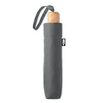 21 inch RPET foldable umbrella Grey