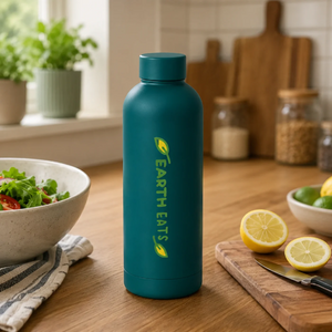 Pantone Matched Corvo Insulated Rubberised Finish Stainless Steel Bottle with Screw On Lid - 500ml