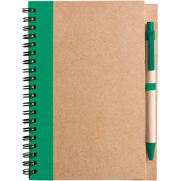 Smithen Cardboard notebook with ballpen