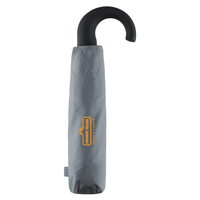 Urban Curve Automatic Mini Umbrella with Rubber Coated Crook Handle - 980mm