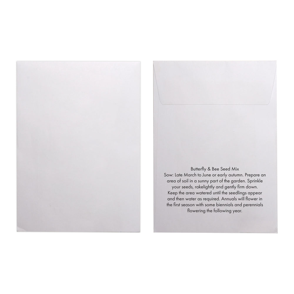 Seed Pack in White Paper Envelope