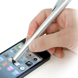 KODA SOFT STYLUS ball pen on top of a phone, to show how the stylus works