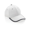 Branded Impact AWARE™ Brushed rcotton 6 panel contrast cap 280gr