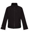 Regatta Kids Ablaze Soft Shell Jacket Black/Black