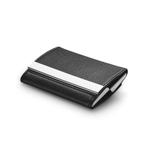 LONE. Double card holder in metal and PU