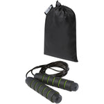 Branded Austin soft skipping rope in recycled PET pouch