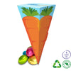Easter Carrot Cone with Foiled Chocolate Eggs