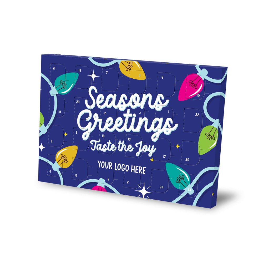 Branded A5 Vegan Dark Chocolate Advent Calendars