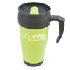 Branded Polo Plus 400 ml Plastic Solid Coloured Travel Mug