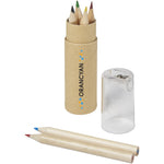Branded Kram 6-piece coloured pencil set