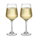 Branded Set of 2 wine glasses