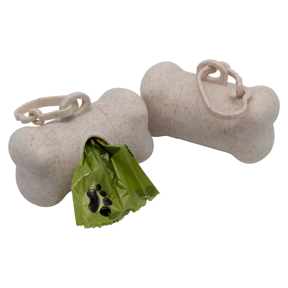 Branded Wheat Straw Plastic Dog Poop Bag Dispenser