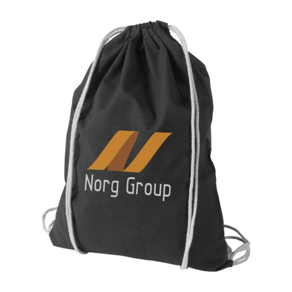Oregon 100 g/m² cotton drawstring backpack 5L