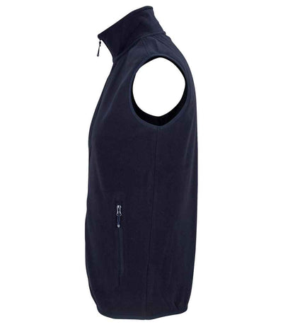 SOL'S Unisex Factor Recycled Micro Fleece Bodywarmer Navy
