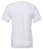 Canvas Unisex Jersey V Neck T-Shirt White