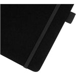 Branded Honua A5 recycled paper notebook with recycled PET cover