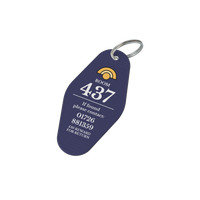 Retro Hotel Keyring